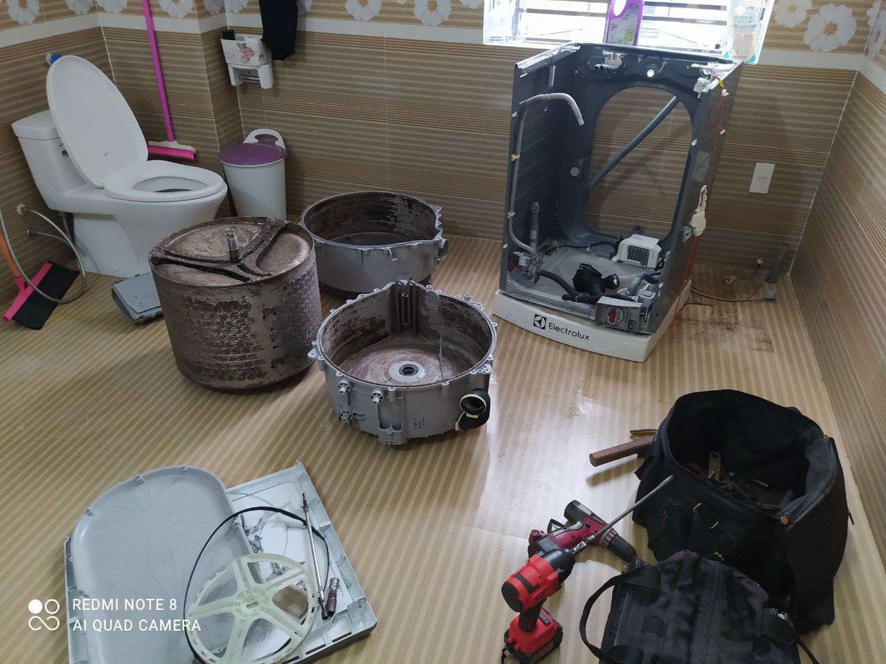 Vệ sinh máy giặt tại phường Bạch Đằng Hải Phòng